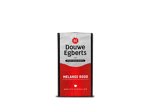Bewusteloos duizelig Permanent Douwe Egberts Filterkoffie Snelfiltermaling Melange Rood | JDE Professional