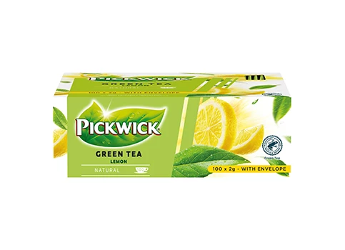 basketbal Tienerjaren De volgende Pickwick Green Tea Original Lemon | Douwe Egberts Zakelijk